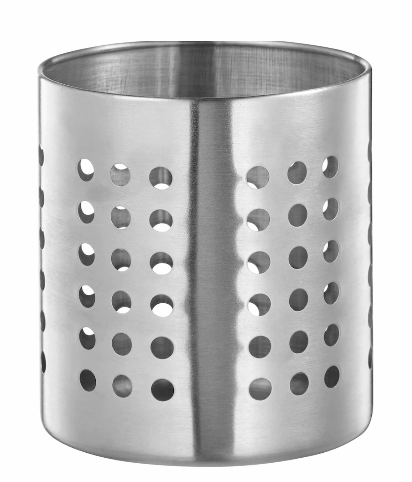 ORDNING Cutlery stand, stainless steel, 13.5 cm