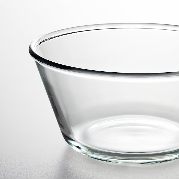 VARDAGEN Serving bowl, clear glass