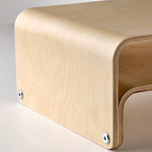 VATTENKAR Laptop/monitor stand, birch