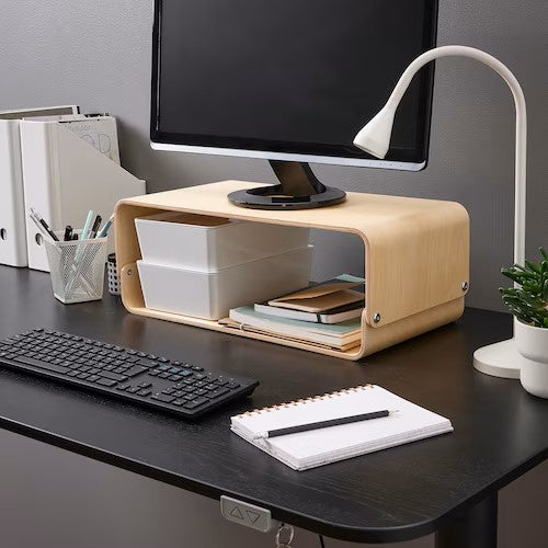 VATTENKAR Laptop/monitor stand, birch